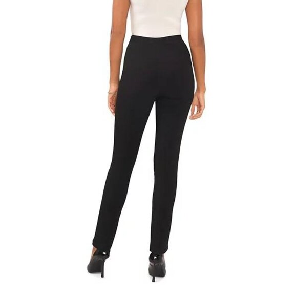 1.STATE Women’s Straight Leg Front Slit Ankle Pant – Rich Black, Size 6 - Picture 4 of 5